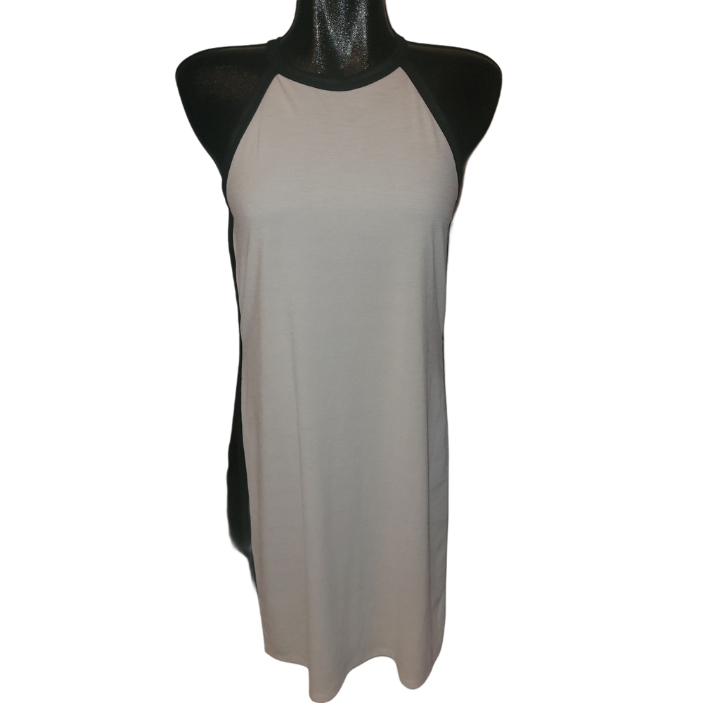 Dynamite Sleeveless White Maxi Halter Tunic Size M